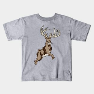 The Majestic Jackalope Kids T-Shirt